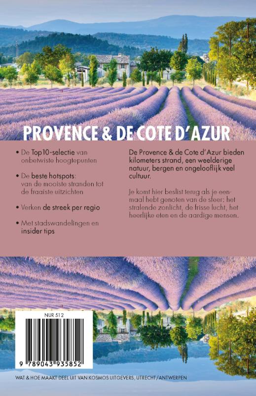 Achterkant van Provence & De Cote d'Azur