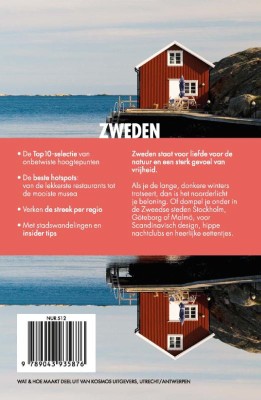 Achterkant van Zweden