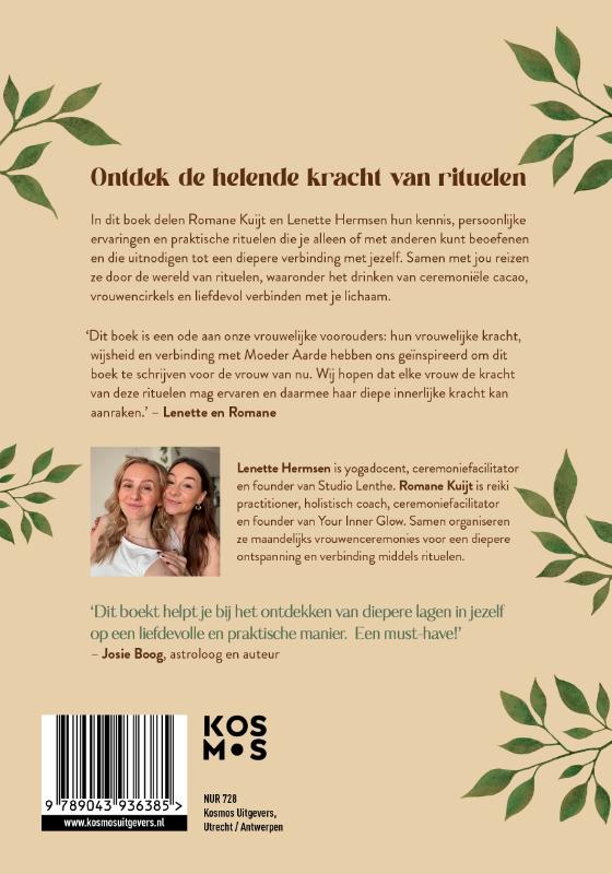 Achterkant van Rituelen voor vrouwen