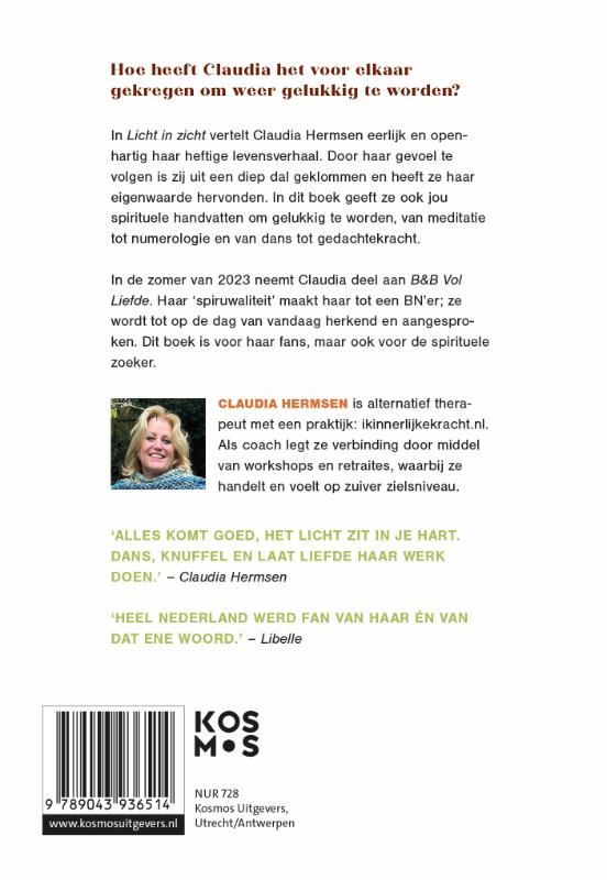 Achterkant van Licht in zicht