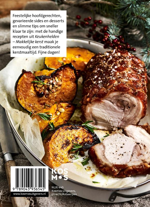 Achterkant van Makkelijke kerst