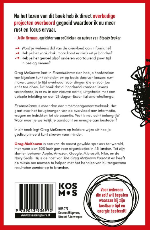 Achterkant van Essentialisme