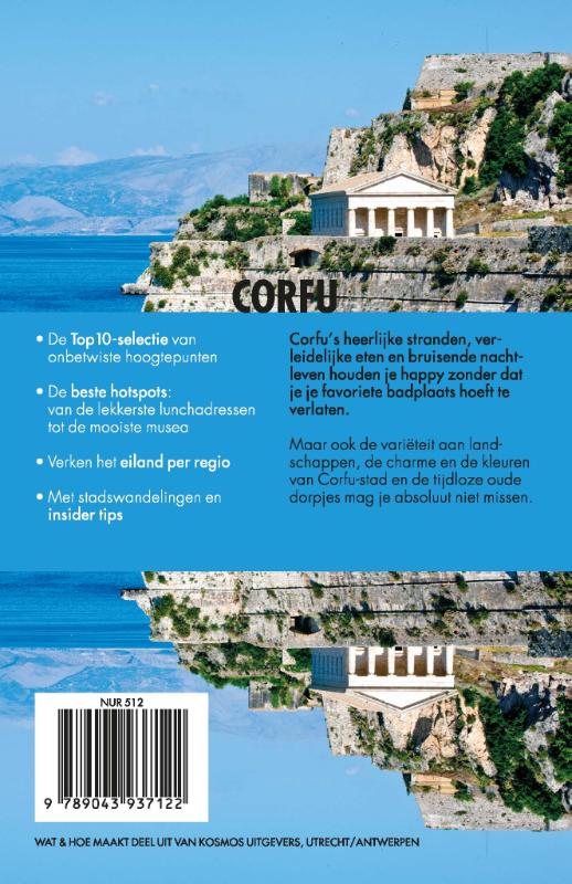 Achterkant van Corfu