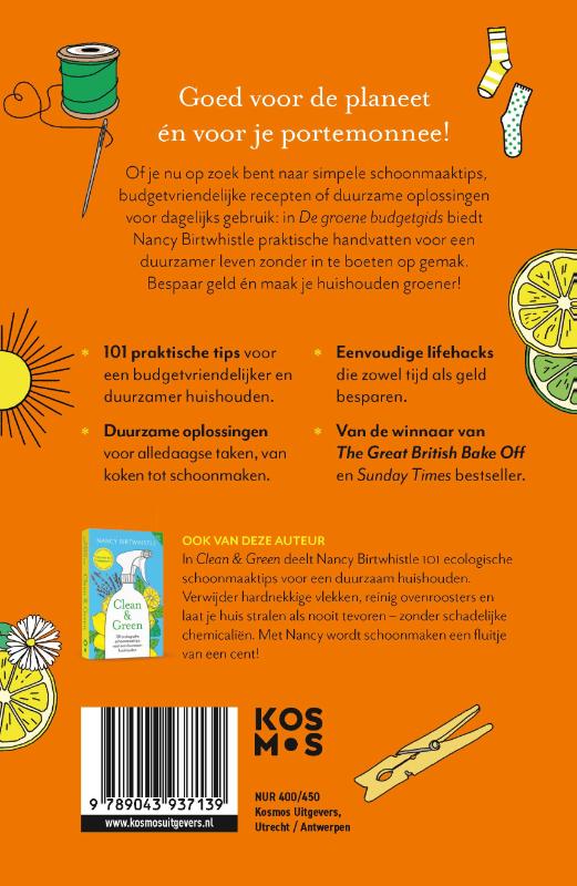 Achterkant van De groene budgetgids