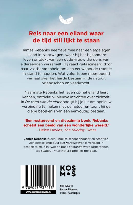 Achterkant van De roep van de eider