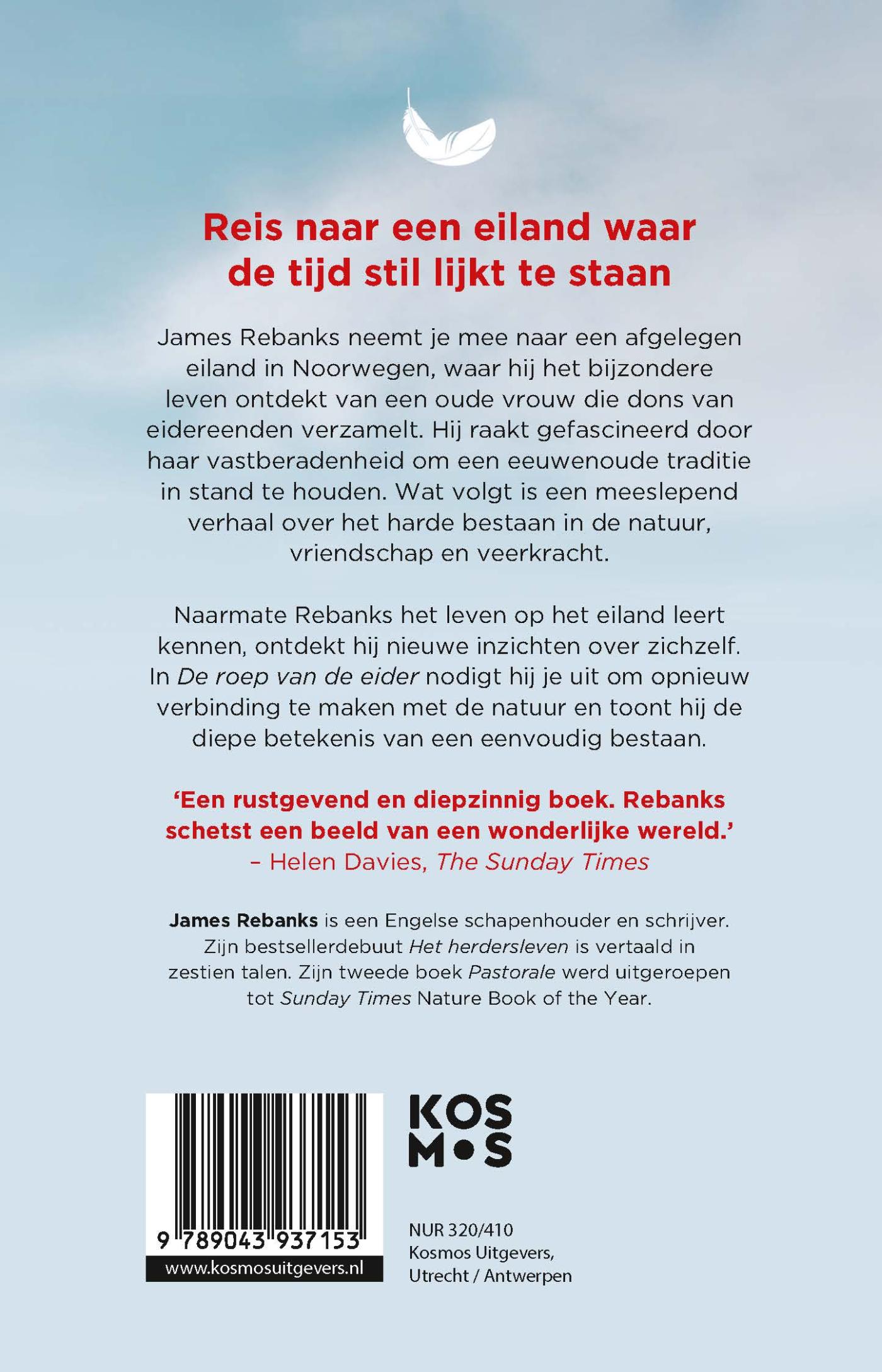 Achterkant van De roep van de eider