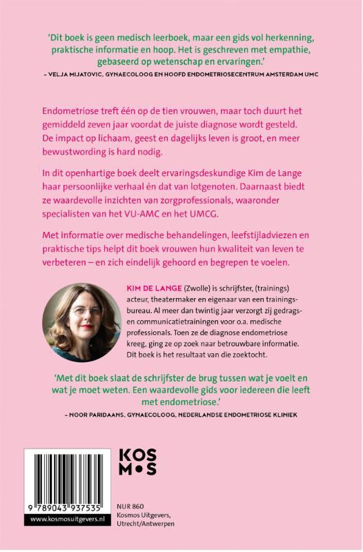 Achterkant van Leven met endometriose