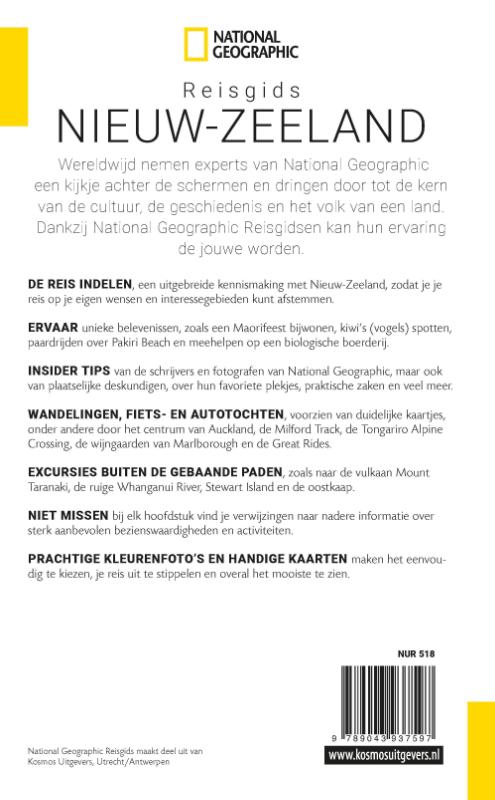 Achterkant van Nieuw-Zeeland