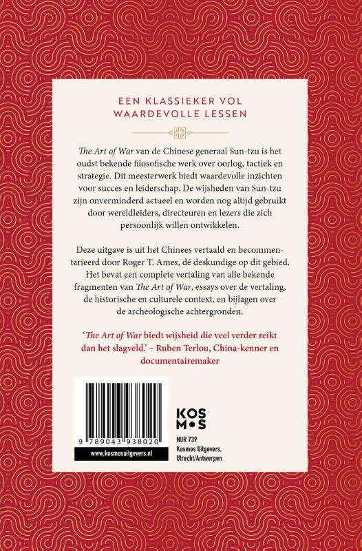 Achterkant van The Art of War - Nederlandse editie