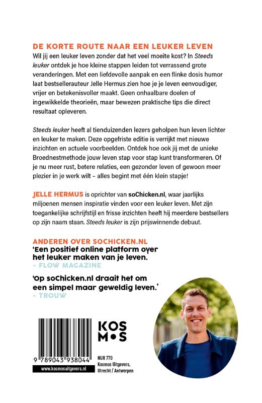 Achterkant van Steeds leuker