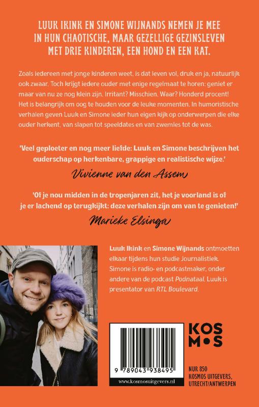 Achterkant van Geniet er maar van!