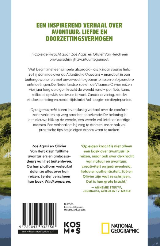 Achterkant van National Geographic - Op Eigen Kracht