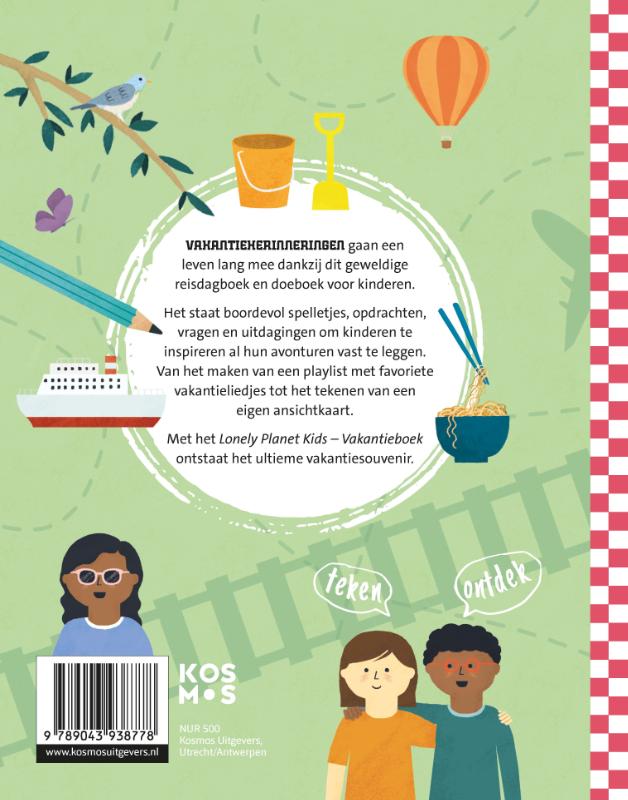 Achterkant van Lonely Planet Kids Vakantieboek