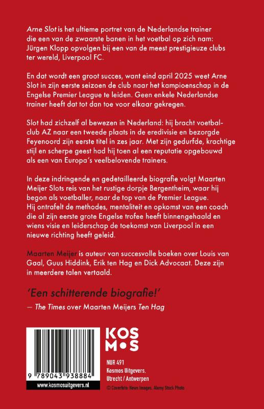 Achterkant van Arne Slot