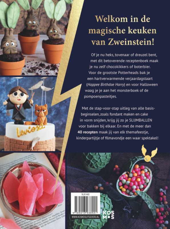 Achterkant van Harry Potter bakboek