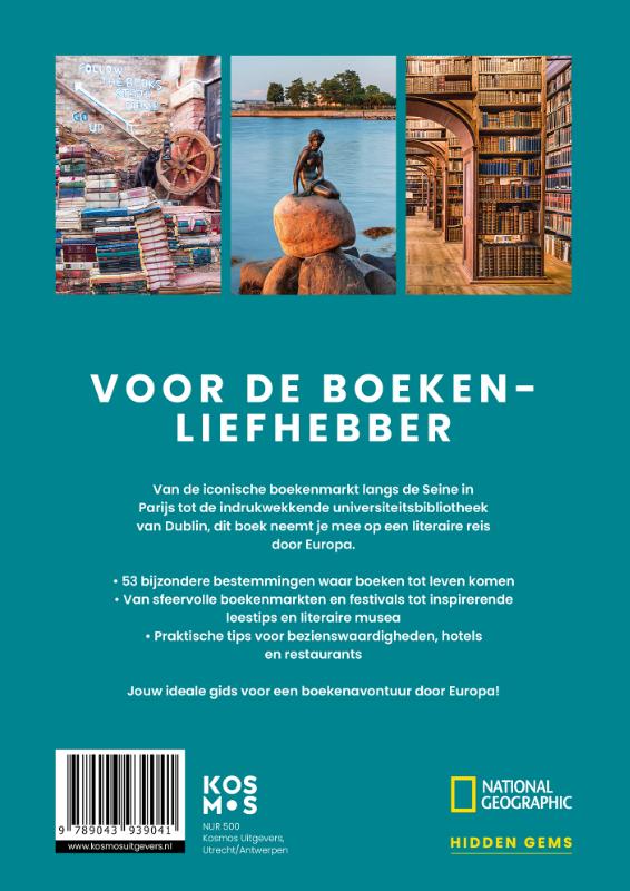 Achterkant van Book Lovers Escapes - 53 Europese bestemmingen voor een literaire reis