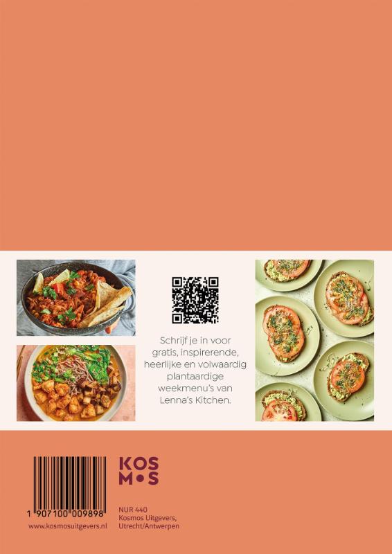 Achterkant van Maaltijd planner - Lenna's Kitchen