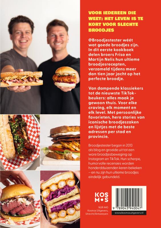 Achterkant van Het ultieme broodjesboek