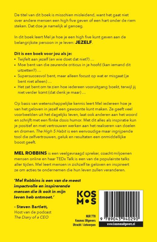 Achterkant van The High 5 Habit