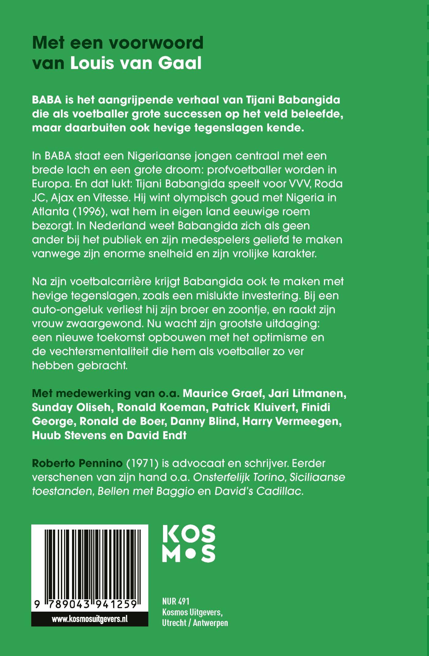 Achterkant van Babangida