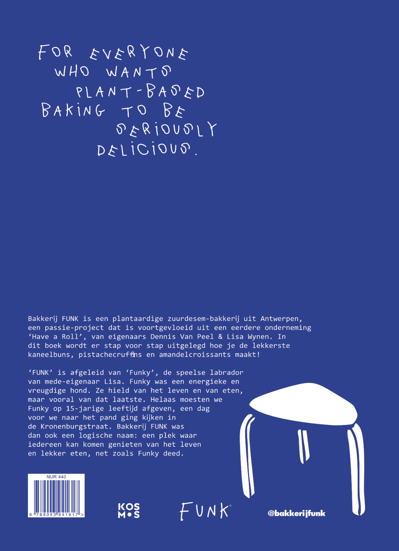 Achterkant van Bakkerij Funk - Your Plantbased Baking Guide