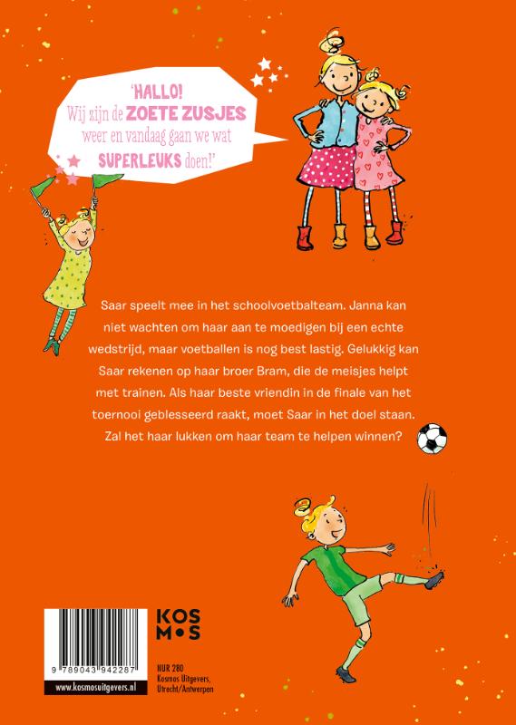 Achterkant van De Zoete Zusjes worden kampioen
