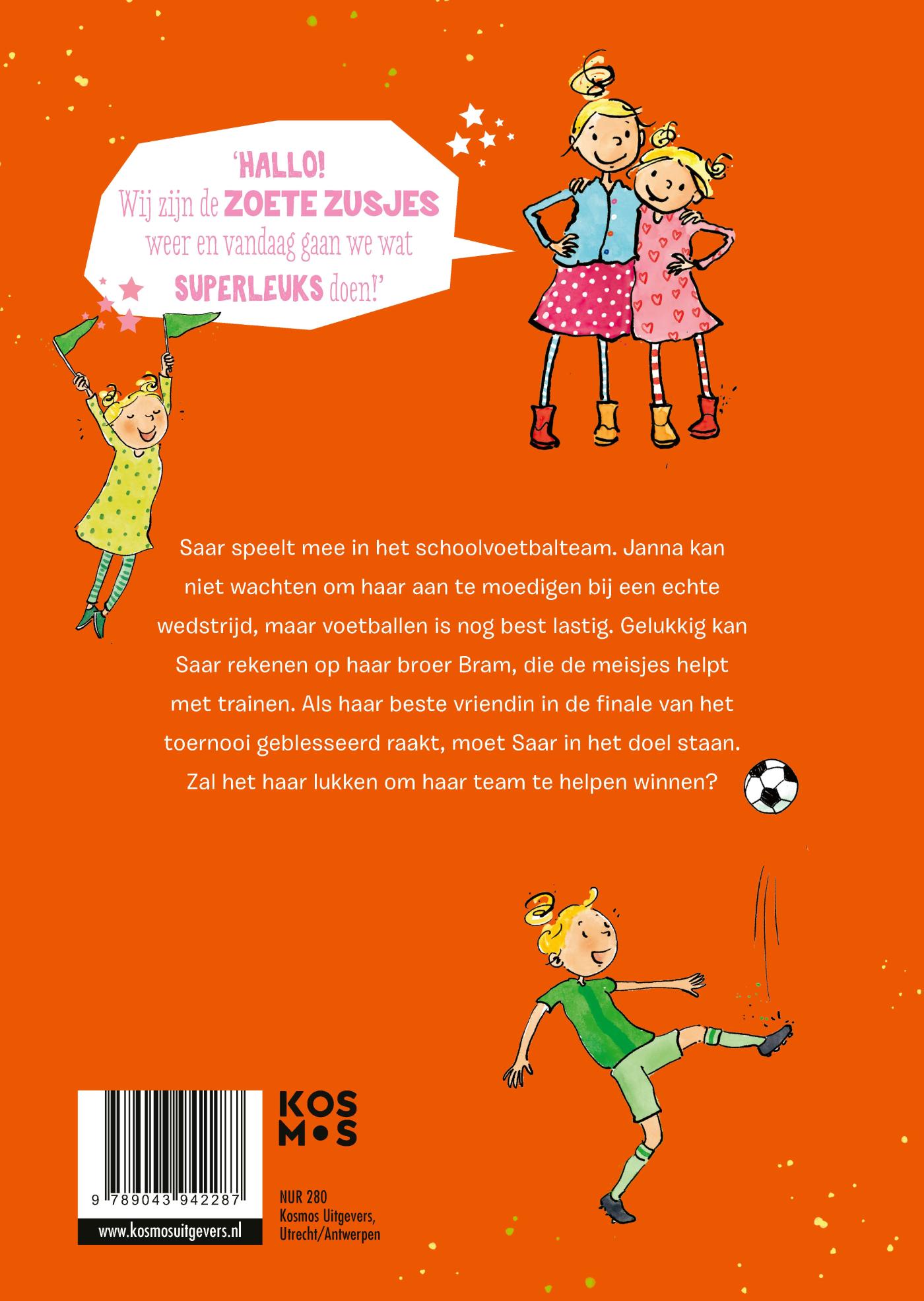 Achterkant van De Zoete Zusjes worden kampioen