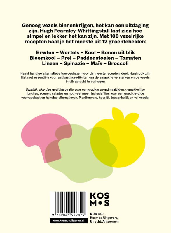 Achterkant van Vezelrijk elke dag