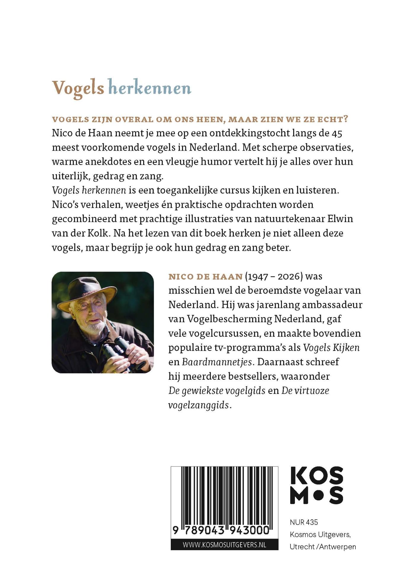 Achterkant van Vogels herkennen