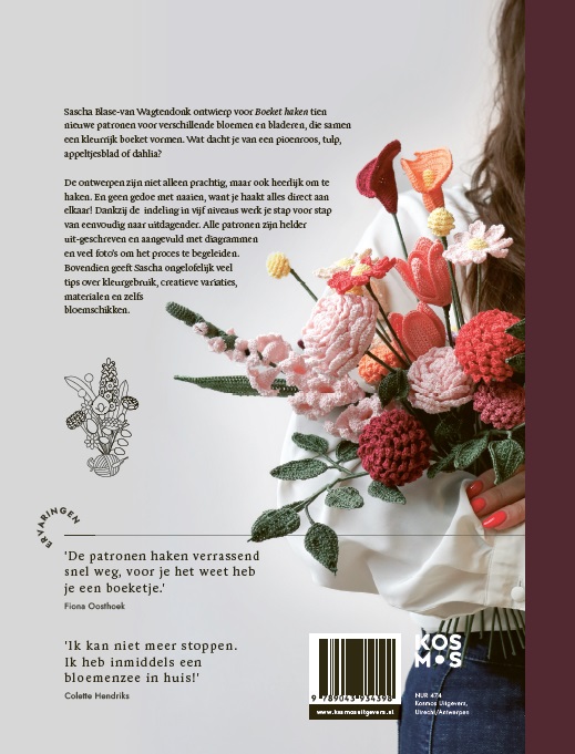 Achterkant van Boeket haken