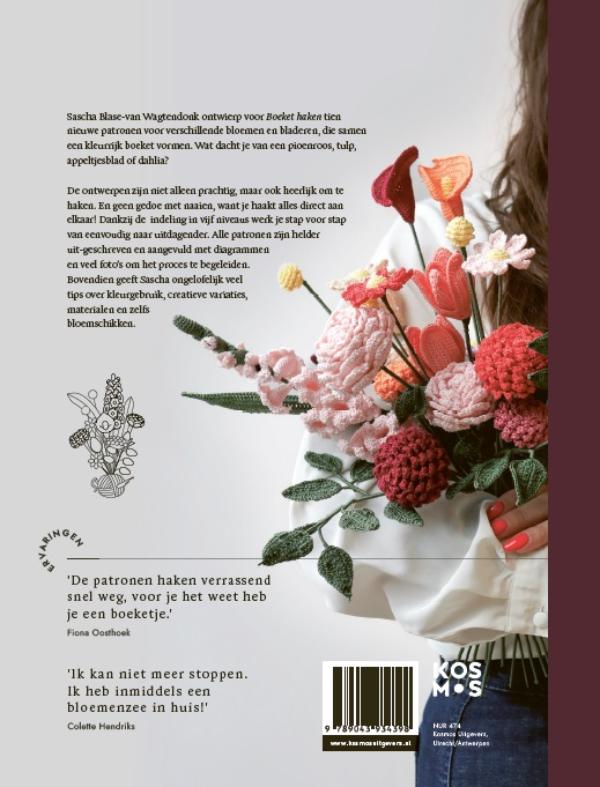 Achterkant van Boeket haken
