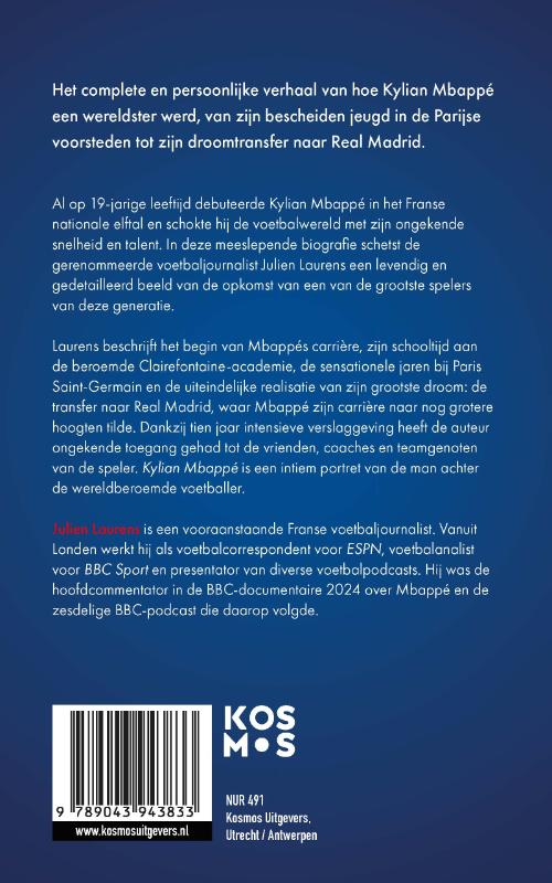 Achterkant van Kylian Mbappé
