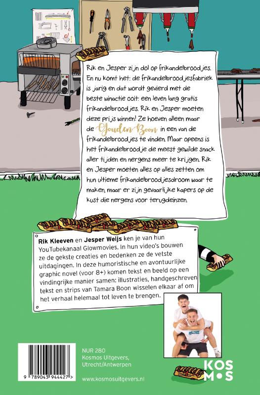 Achterkant van Rik en Jesper en de frikandelbroodjescrisis