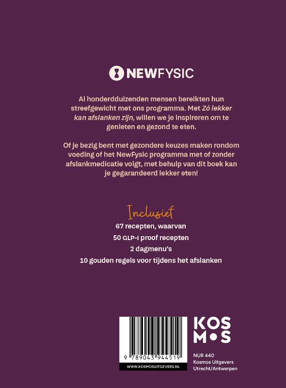 Achterkant van Zó lekker kan afslanken zijn