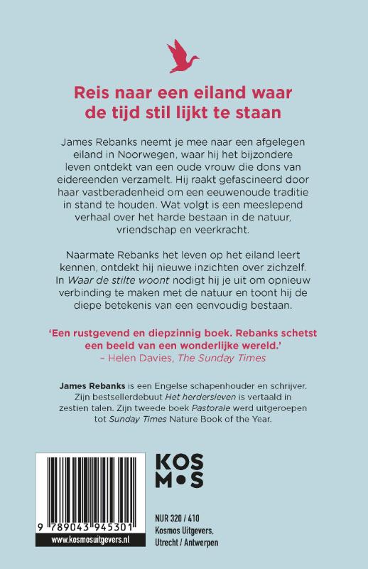 Achterkant van Waar de stilte woont