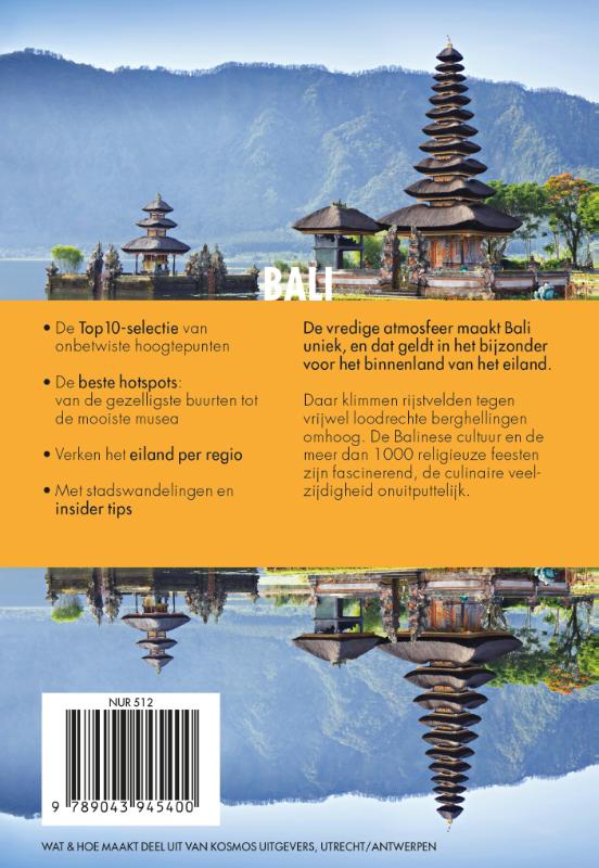 Achterkant van Bali