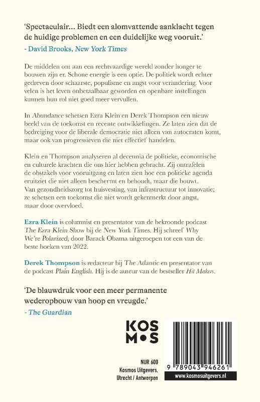 Achterkant van Abundance