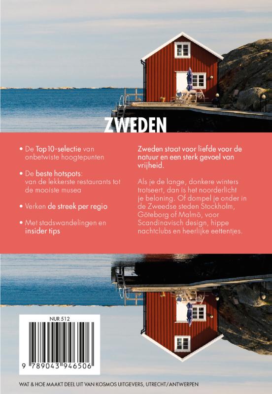 Achterkant van Zweden