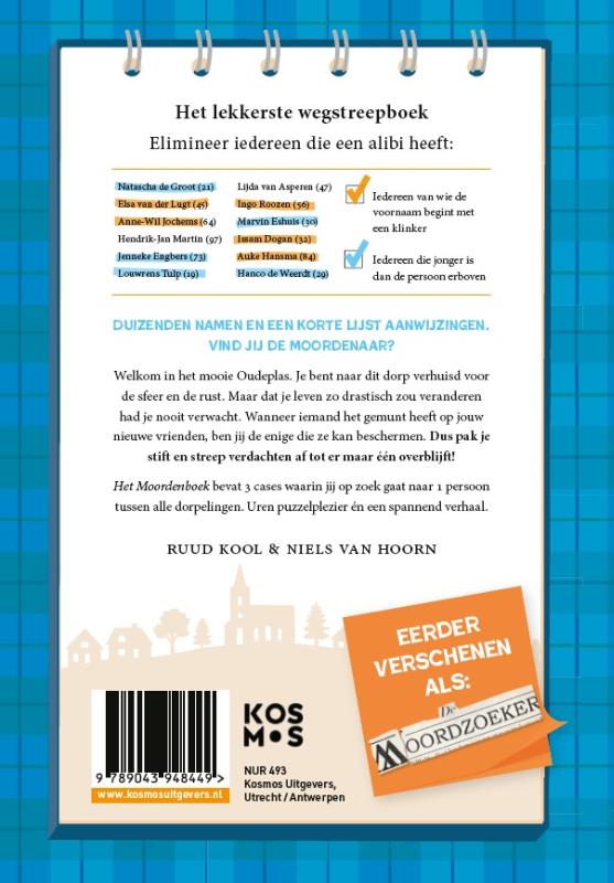 Achterkant van CodeMoord