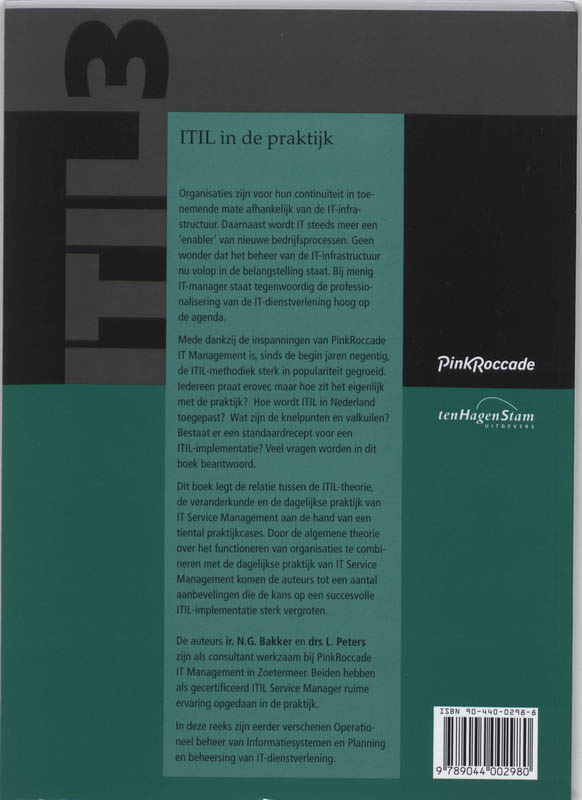 Achterkant van ITIL in de praktijk