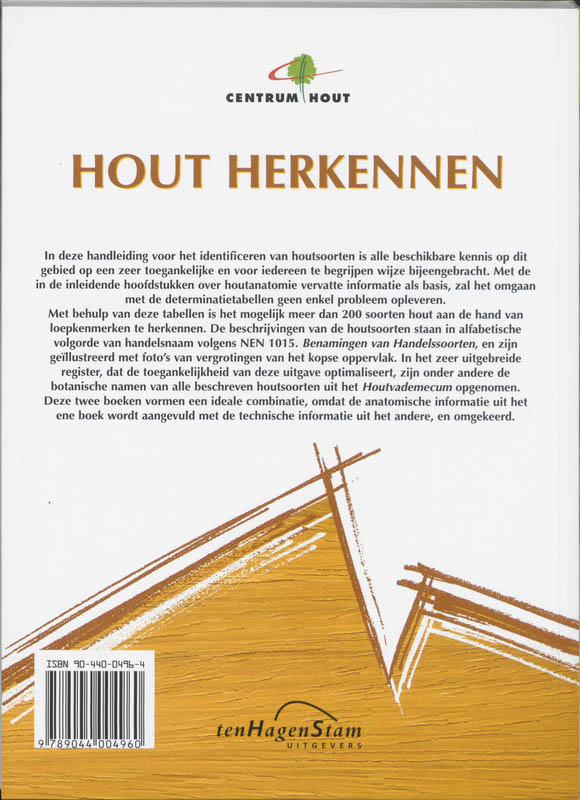 Achterkant van Hout herkennen