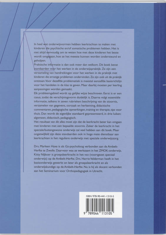 Achterkant van Kinderen met ernstige problemen