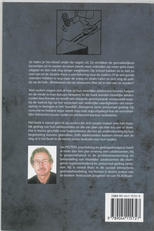 Achterkant van Moeilijke adolescenten