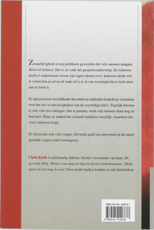Achterkant van Mag pure chocolade wel?