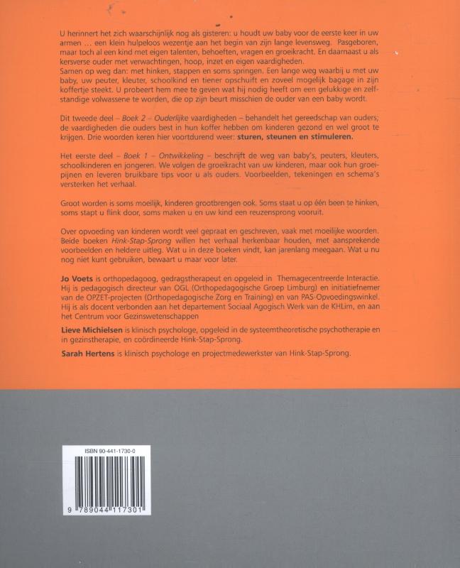 Achterkant van 2 Ouderlijke vaardigheden