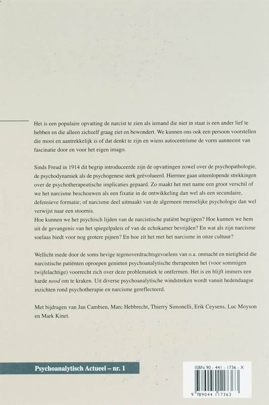 Achterkant van Grootse patienten, kleine therapeuten