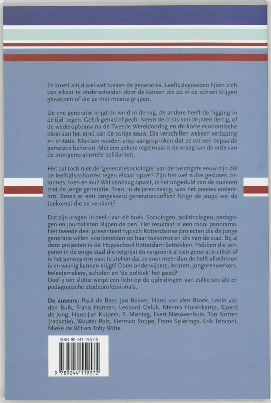 Achterkant van Een omgekeerd generarieconflict