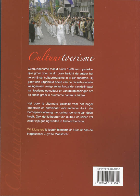 Achterkant van Cultuurtoerisme