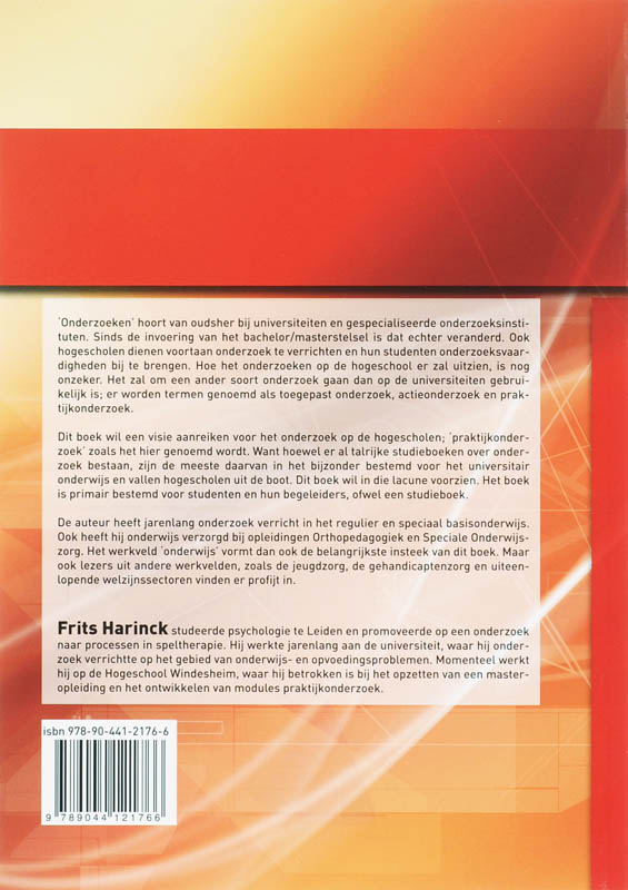 Achterkant van Basisprincipes praktijkonderzoek