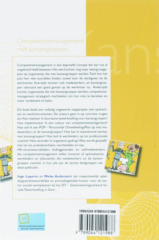 Achterkant van Competentiemanagement met kansengroepen